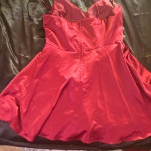 Red/Burgundy Windsor dress